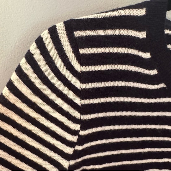NWOT Crewcuts Collection 100% Cashmere Mixed Stripe Cardigan — Size 14 - Picture 3 of 6